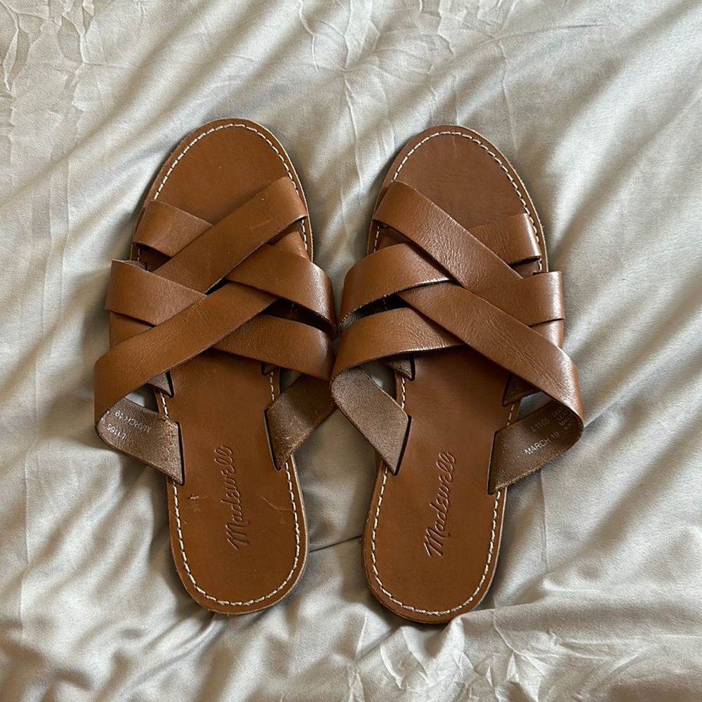 Madewell Brown Leather Sandals
